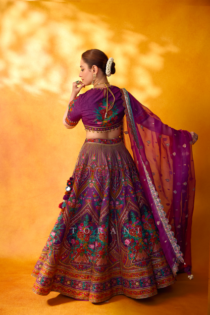 Tamannaah Bhatia in our Dil Kusha Iram Lehenga Set