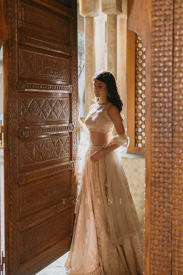 Aastha Sheth In Our Custom Swetah Hansini Lehenga Set