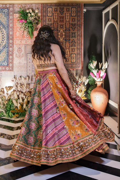 Fenisha Shah in our Rangili Sahithi Meenaakshi Lehenga Set