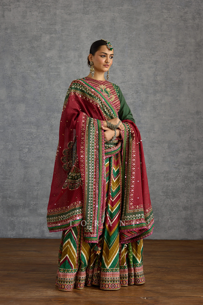 Harit Shabnoor Anarkali Set