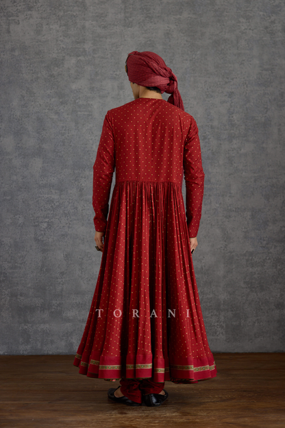 Surkhi Mastan Sherwani Set