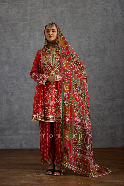 Raktika Baroque Kurta Set