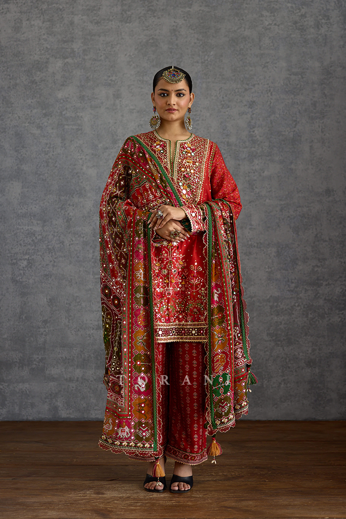 Raktika Baroque Kurta Set