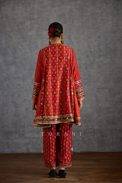 Raktika Baroque Kurta Set