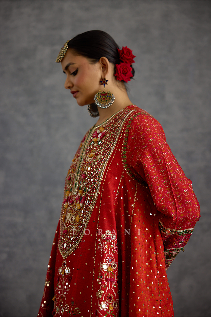 Raktika Baroque Kurta Set