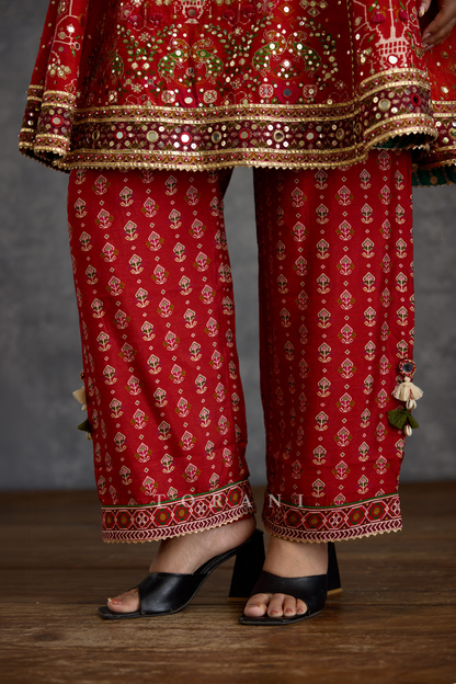Raktika Baroque Kurta Set