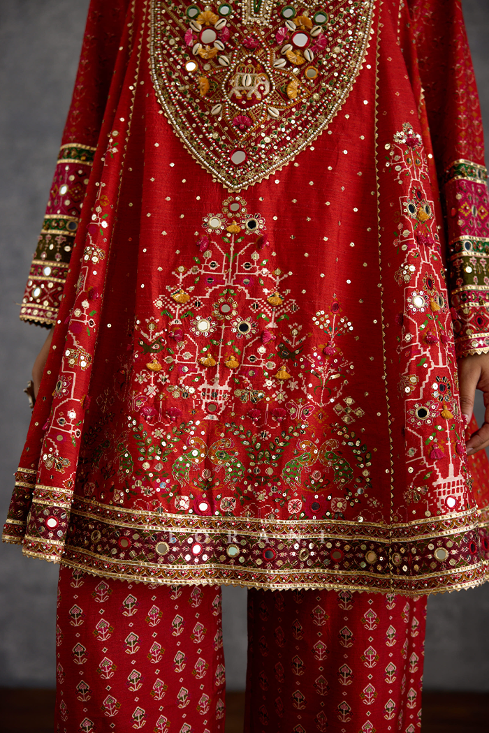 Raktika Baroque Kurta Set