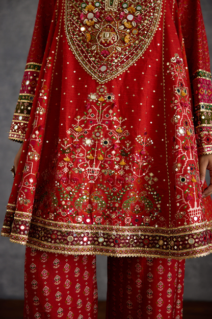 Raktika Baroque Kurta Set
