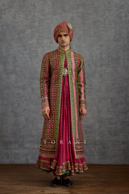 Rangila Bhanwar Sherwani Set