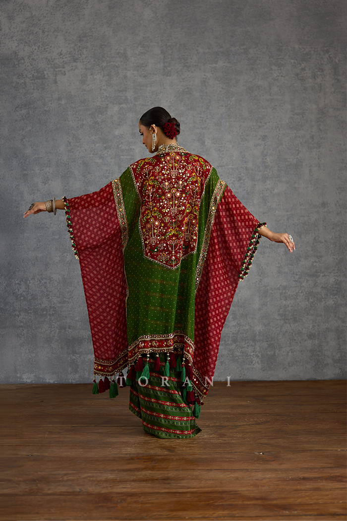 Harit Zamreen Raktangi Jacket Set
