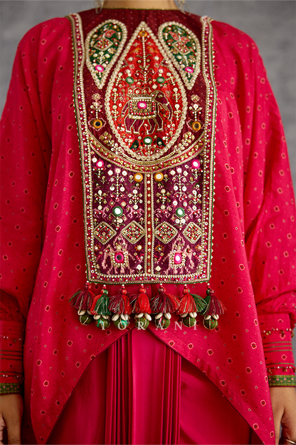 Surkhi Nazil Dhoti Set