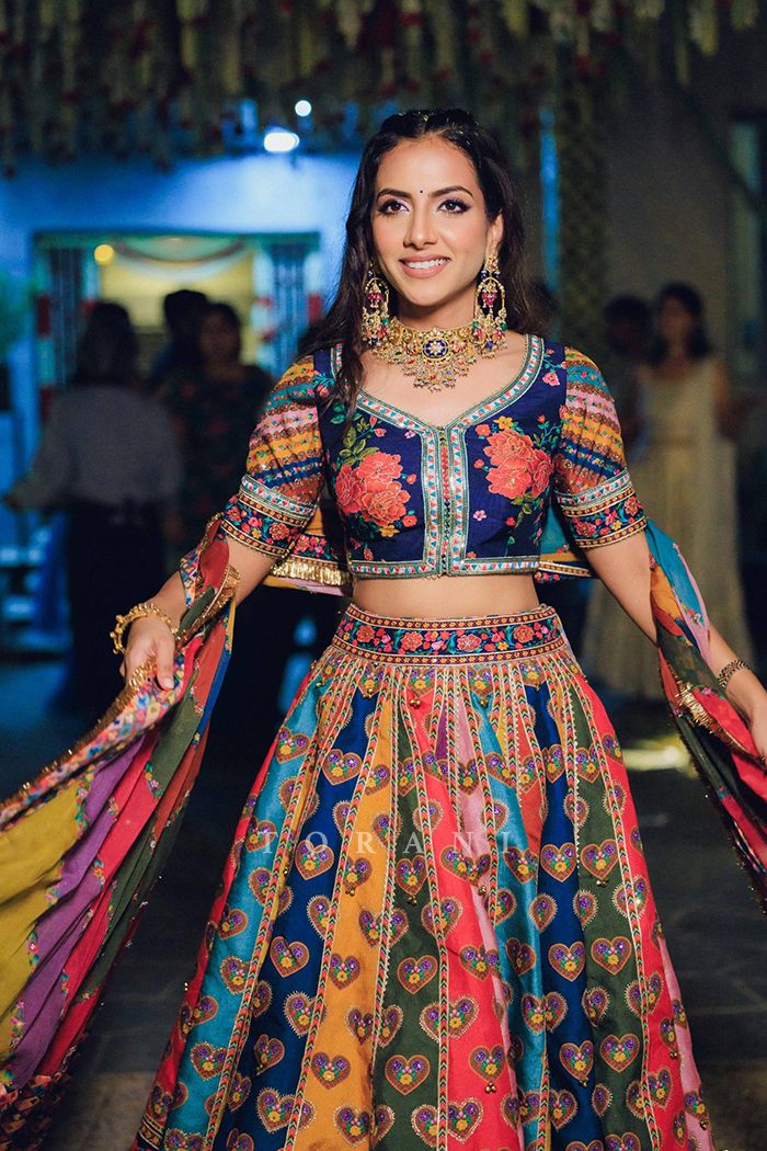 Akshitha In Our Dil Rangrez Jiya Lehenga Set