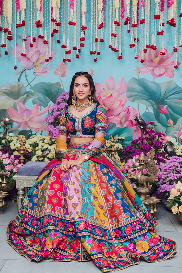 Akshitha In Our Dil Rangrez Jiya Lehenga Set