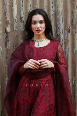 Amy Jackson in fully embroidered kurta set from Torani