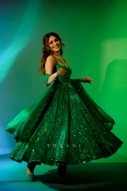 Parnabha Aruna Anarkali Set