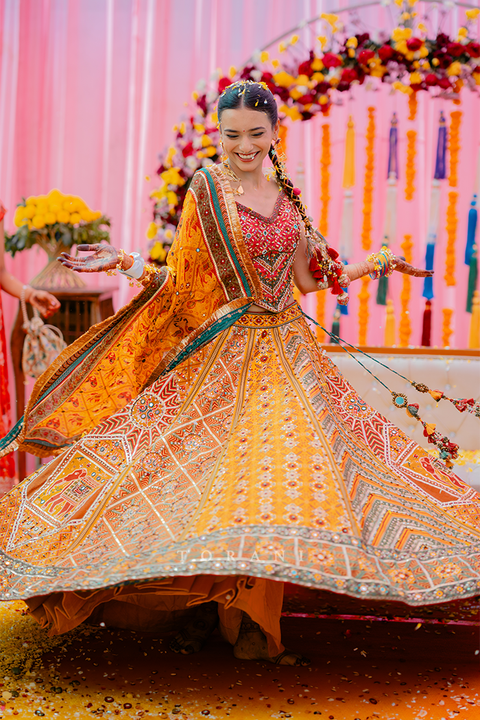 Nehal Chetariya in our Kanak Meher Lehenga Set