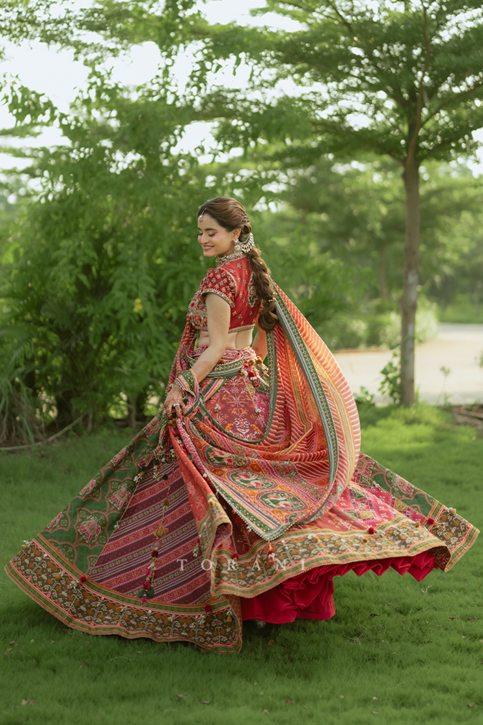 Disha Agarwal In Our Rangili Meenakshi Lehenga Set