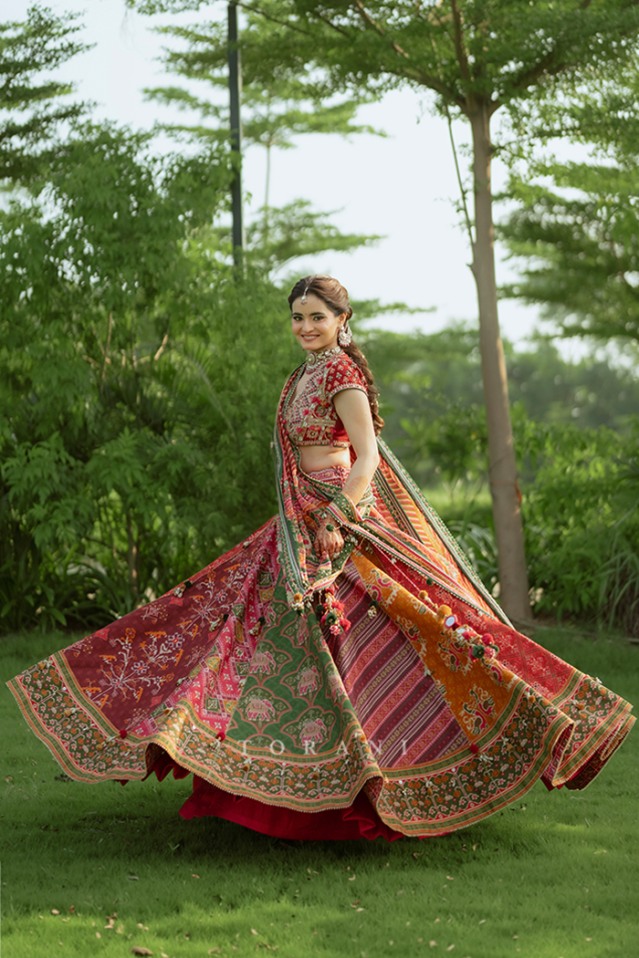 Disha Agarwal In Our Rangili Meenakshi Lehenga Set