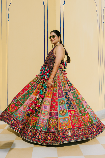 Mansi Bhati In Our Custom Dil-Rang Jharonka Lehenga Set