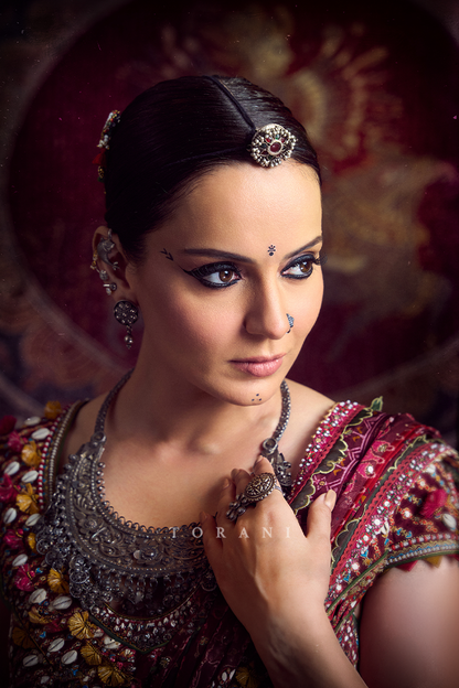 Kangana Ranaut in our Surkh Raktika Manchitra Lehenga Set