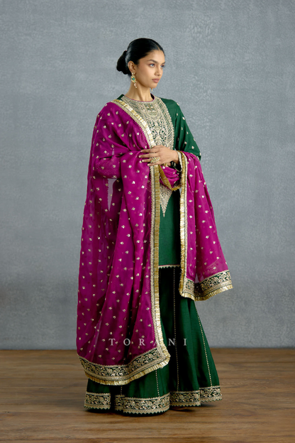 Jamuni Zamrud Sharara Set