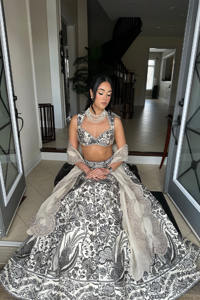 Dildeep Kullar in our Kalamkari Vedaa Lehenga Set