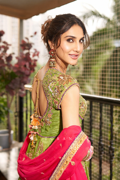 Vani Kapoor in our Zunairah Naureen Anarkali Set