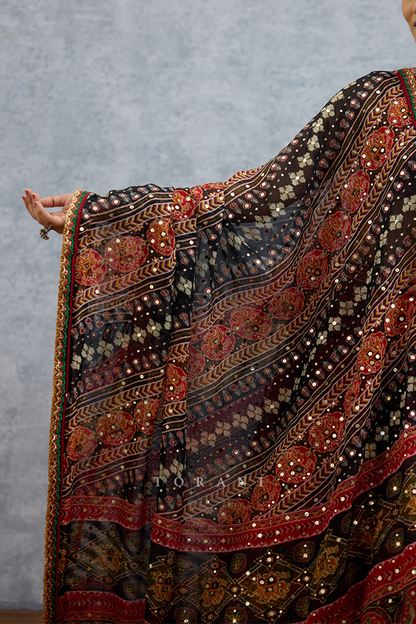 Raktika Mashaal Mirali Lehenga Set