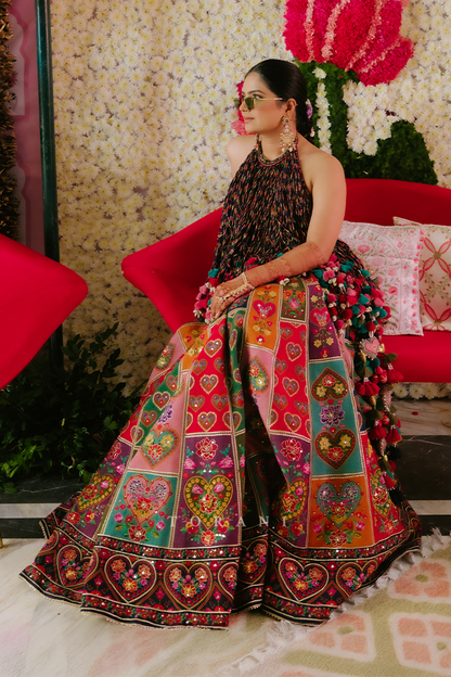 Mansi Bhati In Our Custom Dil-Rang Jharonka Lehenga Set