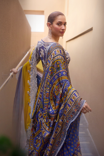 Tamannaah Bhatia in our Gaach Mithila Saree Set