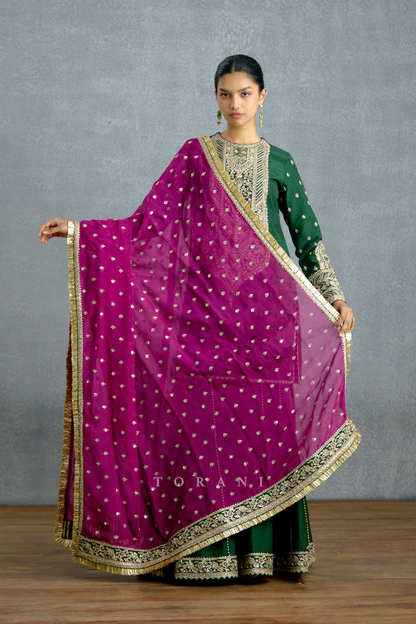 Jamuni Zamrud Sharara Set