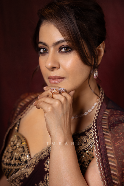 Kajol Devgan in our Farishti Zareen Saree Set