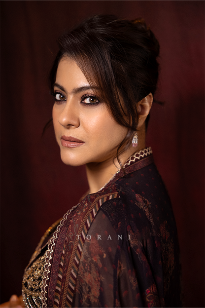 Kajol Devgan in our Farishti Zareen Saree Set