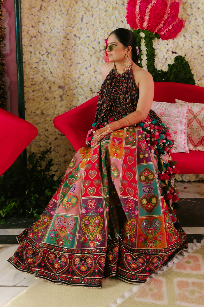 Mansi Bhati In Our Custom Dil-Rang Jharonka Lehenga Set