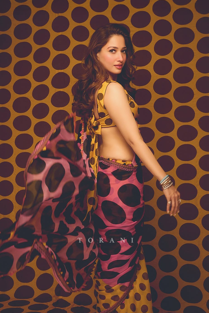 Tamannaah Bhatia in our Neyari Kavini Saree Set
