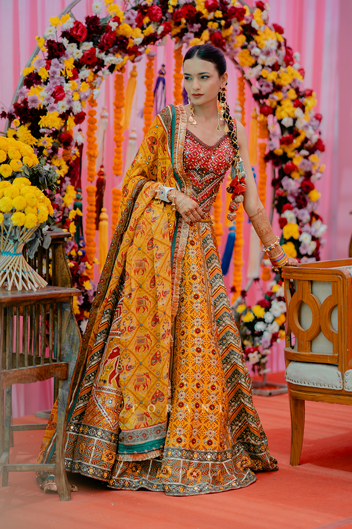 Nehal Chetariya in our Kanak Meher Lehenga Set