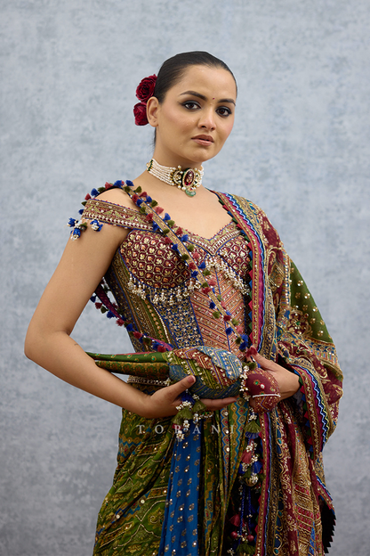 Virasa Zeenat Parrot Potli Bag