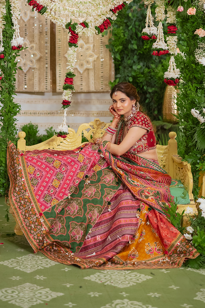 Disha Agarwal In Our Rangili Meenakshi Lehenga Set