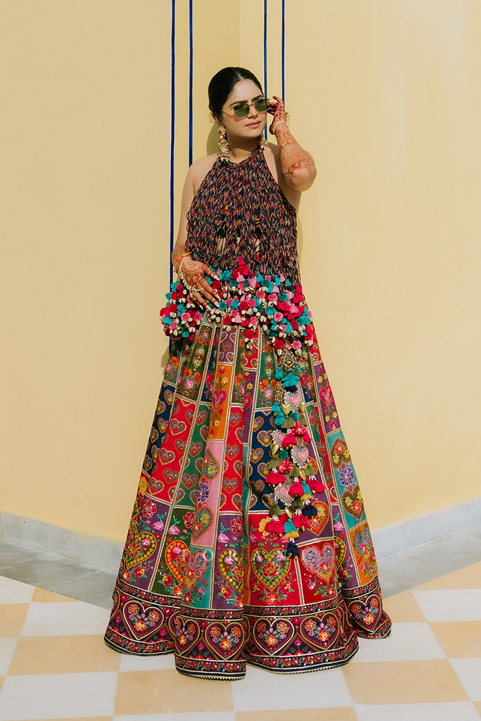 Mansi Bhati In Our Custom Dil-Rang Jharonka Lehenga Set