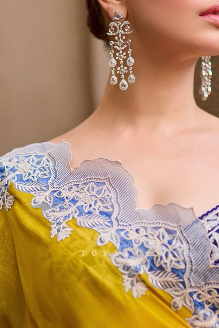 Tamannaah Bhatia in our Gaach Mithila Saree Set