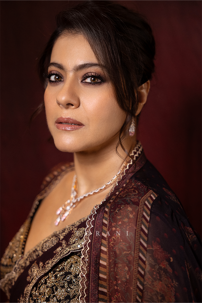 Kajol Devgan in our Farishti Zareen Saree Set