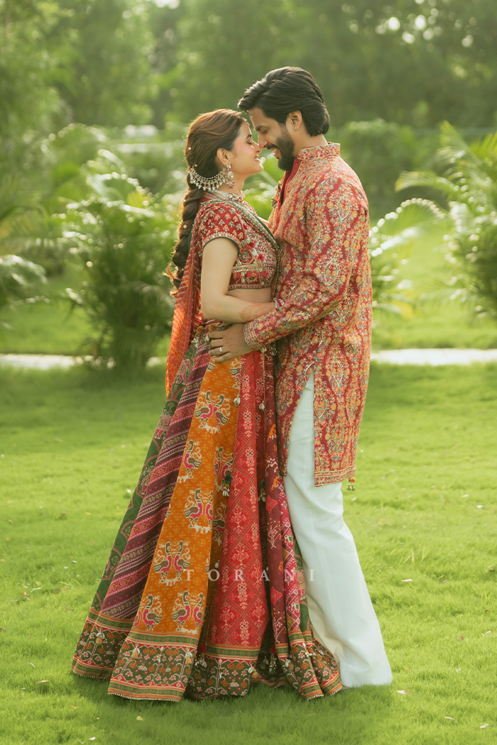 Disha Agarwal In Our Rangili Meenakshi Lehenga Set