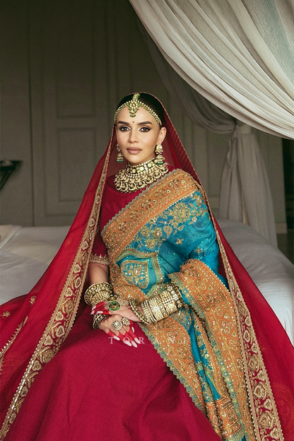 Komal Pandey in our Saroja Shreeja Malka Lehenga Set