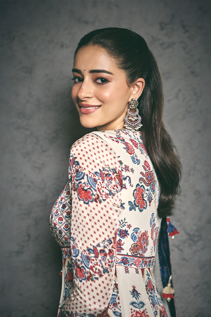 Ananya Panday in our Coromandel Nandita Anarkali Set