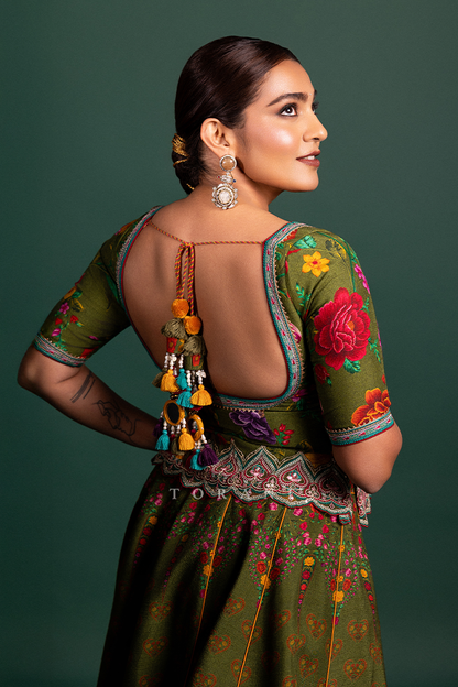 Parvathy Thiruvothu in our Dil Saaz Lara Lehenga Set