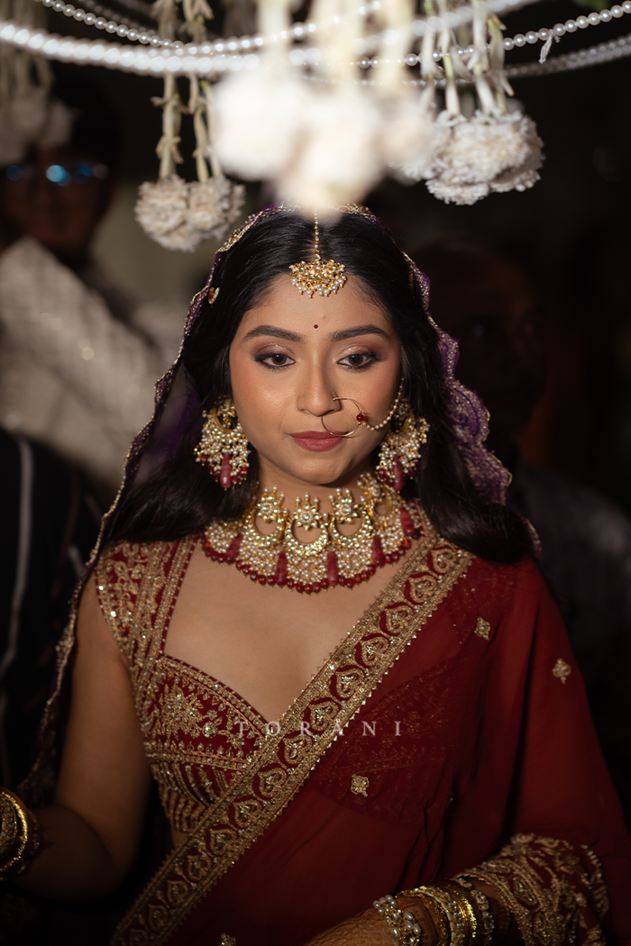 Mahima gohil in our Shamse Rangalekha Saree Set