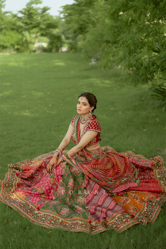 Disha Agarwal In Our Rangili Meenakshi Lehenga Set