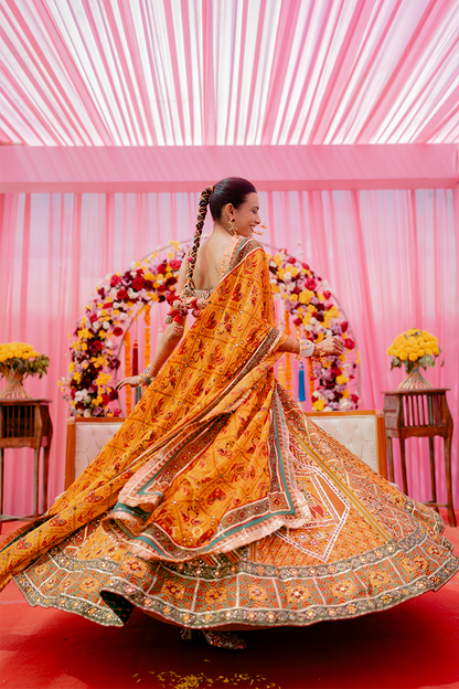 Nehal Chetariya in our Kanak Meher Lehenga Set