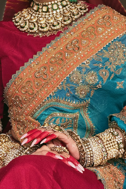 Komal Pandey in our Saroja Shreeja Malka Lehenga Set