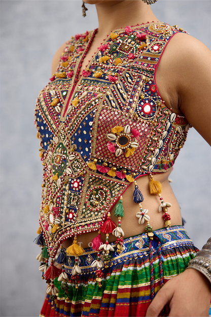 Niladri Mandala Lehenga Set